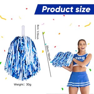 <span class=keywords><strong>Pompones</strong></span> <span class=keywords><strong>de</strong></span> animadora, <span class=keywords><strong>pompones</strong></span> divertidos <span class=keywords><strong>de</strong></span> <span class=keywords><strong>papel</strong></span> metálico con mango <span class=keywords><strong>de</strong></span> bastón animado <span class=keywords><strong>para</strong></span> equipo deportivo, fiesta <span class=keywords><strong>de</strong></span> animadoras <span class=keywords><strong>de</strong></span> baile - Product Image 2