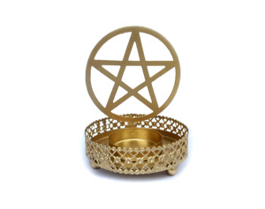 Portavelas de Metal Om con proyección de pared, peso ligero, aluminio, uso doméstico moderno, soporte votivo - Product Image 2