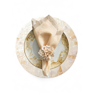 Wholesale Modern <b>Round</b> Capiz <b>Placemat</b> Made From Natural Shell for Retail Home Decor and Everyday Dining Use From Vietnam - Product Image 2