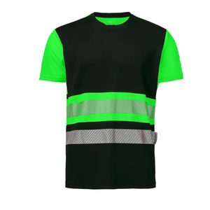 Ropa DE TRABAJO Seguridad de punto Formal de manga corta Hi Vis Reflective Road Safety T-Shirt para hombres Personalizable al por mayor - Product Image 1
