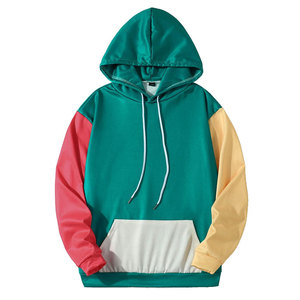 Nouveau style de sweats à capuche pour hommes couleur personnalisée coton polyester motif solide logo personnalisable hiver nouveauté prix de gros - Product Image 1