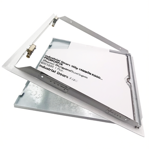 Porte Industriali - Stilclip PROMOFIX Portello in Lamiera Laccato Bianco 600X600 1 Pezzo - Product Image 2