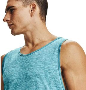 Camiseta sin mangas con logotipo de diamantes de imitación de lujo personalizado, camiseta sin mangas lavada Retro para hombre, chaleco deportivo, camiseta sin mangas de entrenamiento para hombre, camiseta de retazos de malla - Product Image 6