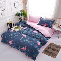 Parure de lit personnalisable de haute qualité en soie, coton et polyester, motif végétal de dessin animé, 300 fils, anti-statique