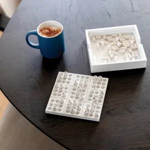 Jeu de Sudoku en bois durable, gadgets écologiques pour les amateurs de puzzles - Product Image 2