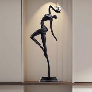 Pièce maîtresse de table audacieuse Sculpture contemporaine moderne artistique fabriquée à la main pièce de déclaration de luxe éblouissante - Product Image 2