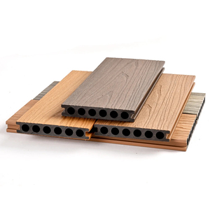 Planches de terrasse en WPC pour l'extérieur, revêtement composite pour terrasse de piscine, balcon, jardin, allée, installation facile - Product Image 2