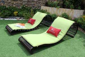 Best Selling EAGLE COLLECTION Poly <b>Rattan</b> <b>Sun</b> <b>Lounger</b> for Outdoor Garden Sets - Product Image 4
