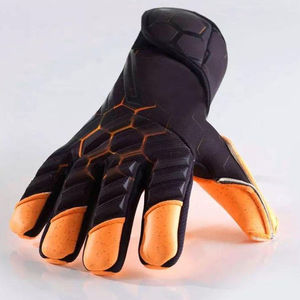 Guantes de Portero de Fútbol Profesionales Personalizados, Transpirables, Antideslizantes, de Cuero, con Protección para los Dedos para Adultos - Product Image 2