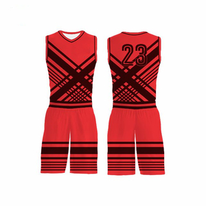 Tenues de basketball personnalisées pour hommes, kits de sublimation, tailles plus grandes, respirantes, évacuant l'humidité, pour l'entraînement sportif universitaire, été - Product Image 3