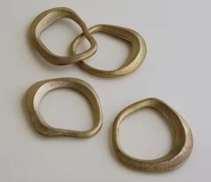 Servilleteros de acero inoxidable de Metal dorado de diseño fabuloso, decoración para fiesta de cumpleaños de boda, para Hotel servilletero, restaurante y Bar - Product Image 2