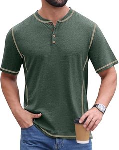 เสื้อเชิ้ตผู้ชายลำลอง ไซส์ใหญ่ น้ำหนักเบา ผ้าเจอร์ซีย์สำหรับฤดูร้อน ผ้าฝ้าย 100% 220 GSM แขนสั้น ระบายอากาศ แห้งเร็ว เหมาะสำหรับออกกำลังกาย - Product Image 4