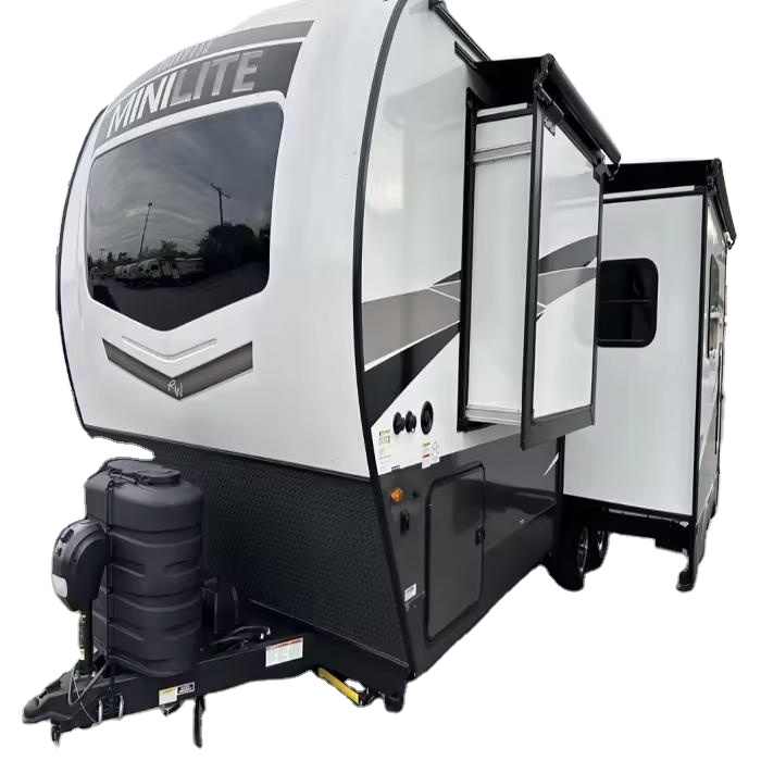 Mobile Car Trailer for Camping and Travel for Street Caravan Camper with Comfortable Mobile House Features Cheap Price