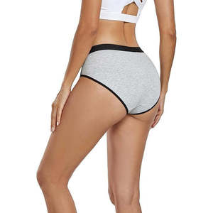 Ropa Interior de Algodón para Mujer, Estilo Hipster, Clásica, Tanga, Bragas Finas, Absorbentes, Antibacterianas, Transpirables, Talla XL - Product Image 3