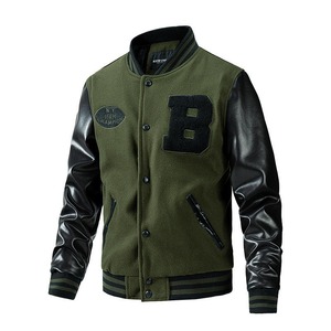 Diseño personalizado Hombre Moda Chaqueta de lujo Invierno Logotipo personalizado Letterman Varsity Chaquetas Hombres - Product Image 1