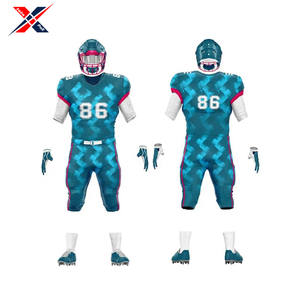 Maillot de football américain de haute qualité en 100% polyester respirant pour unisexe adulte professionnel match d'équipe prix bon marché - Product Image 4