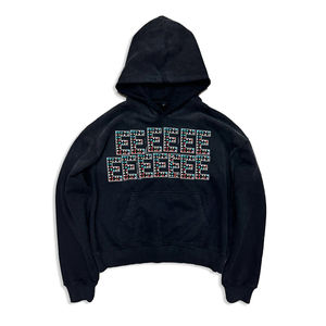 เสื้อฮู้ดผ้าคอตตอนสี100% สำหรับผู้ชายเสื้อมีฮู้ดผ้าร่มประดับพลอยเทียมสีจางลงแดดออกแบบโลโก้ได้ตามต้องการ - Product Image 1