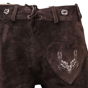 Custom Lederhosen for <b>Men</b> Premium German Oktoberfest Bavarian Suede <b>Leather</b> <b>Shorts</b> Wholesale Traditional Clothing Buyers - Product Image 5