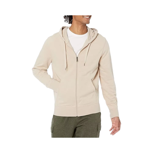 Sweat à capuche confortable en éponge française pour hommes Sweat-shirt élégant à motif solide avec techniques de lavage à l'acide brodées Coupe d'hiver ample - Product Image 1