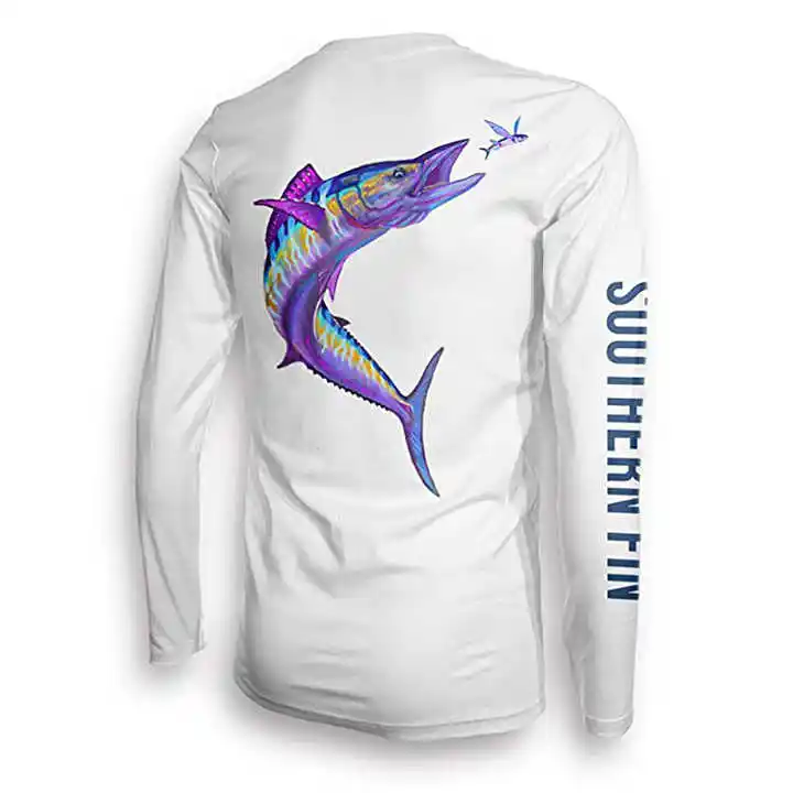 Alta Qualidade Anti-Uv Secagem Rápida Manga Longa Roupas De Pesca Personalizado Sublimated Pesca Jersey Camisas preços razoáveis logotipo
