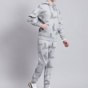 Conjunto Deportivo Informal de Invierno para Hombre, Sudadera con Capucha y Pantalones Deportivos de Alta Calidad, Talla Grande, Transpirable, Antibacteriano, Personalizado - Product Image 2