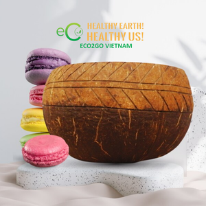 100% bols en noix de coco biodégradables ensemble de tasses en coquille de noix de coco du Vietnam - Product Image 6