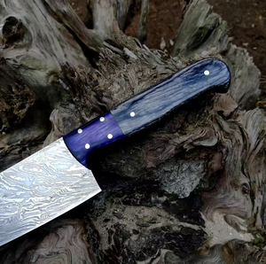 Couteaux de cuisine modernes en acier Damas faits à la main, personnalisés en gros, OEM ODM PRESTIGE BLADES, ambidextres, compatibles lave-vaisselle - Product Image 4