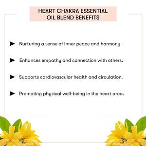 Huile corporelle thérapeutique 100% pure, mélange d'huiles essentielles pour le chakra cardiaque, Ylang-Ylang, Géranium, Bois de santal, pour hydrater et éclaircir la peau - Product Image 6