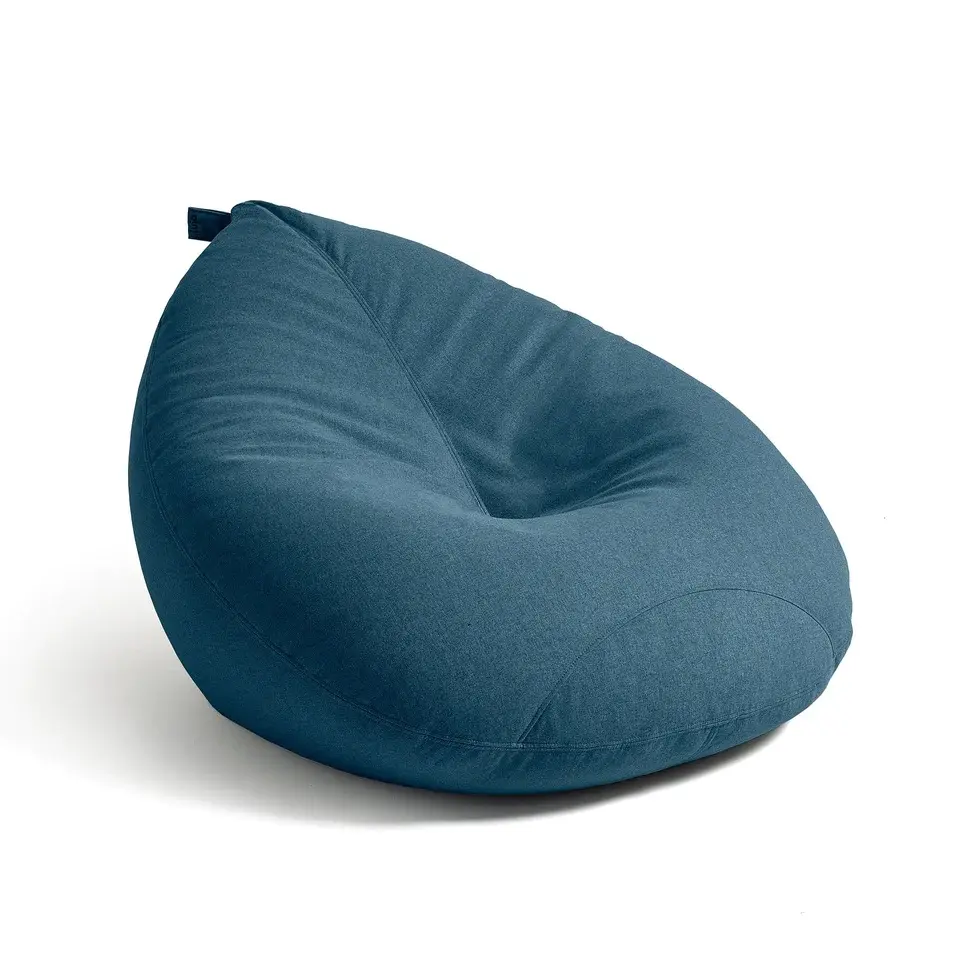 Large Outdoor Blue Color Bean Bag Inflatable Giant Coffee Cozy Indoor Outdoor Lazy boy Leisure Bean Bags Chairs Sofa Cover Couc