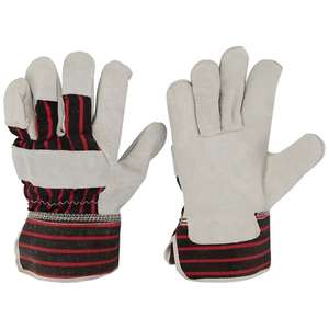 Gants de travail en cuir industriels professionnels pour hommes en gros, gants de travail de protection pour la construction - Product Image 1