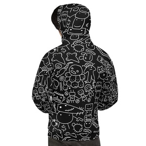 แจ็กเก็ตมีซิปมีฮู้ดฮิปฮอป Y2k สเวตเตอร์สไตล์สตรีทแบบสวมหัวทันสมัยสำหรับฤดูหนาวทำจากผ้าฝ้าย100% ที่กำหนดเองได้ - Product Image 4