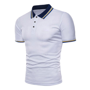 Vente en gros T-shirt polo slim fit en coton personnalisé de haute qualité pour homme pour l'impression T-shirt polo en coton pour hommes - Product Image 1
