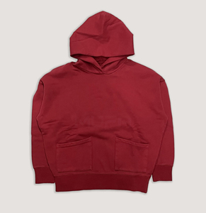 Venta al por mayor de encargo pesado Boxy sudadera de los hombres de todos los colores de invierno Sudadera con capucha 100% de algodón teñido liso con bolsillo patrón sólido - Product Image 1