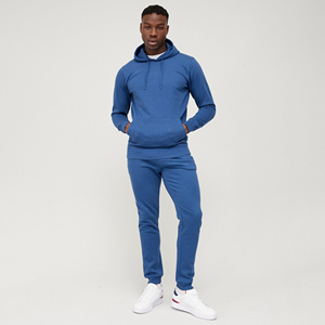 2025 trajes de chándal de algodón para hombres de talla grande Casual Fitness Sweatsuit nuevo diseño ropa deportiva para ejercicio de pista de invierno - Product Image 1