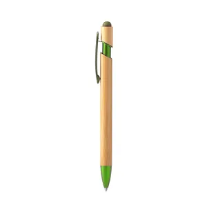 Penna Promozionale Personalizzata Elmur in Bambù con Punta a Sfera - Product Image 5