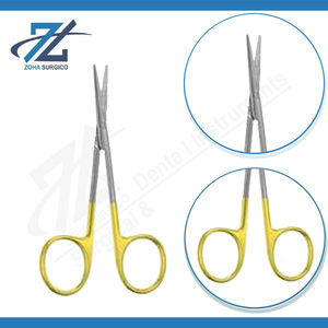 Tijeras de estrabismo de alta calidad Supercut 114mm de largo recto quirúrgico Manual de acero inoxidable instrumentos certificados CE hechos - Product Image 3