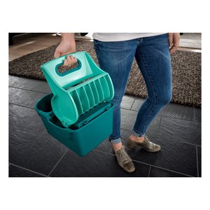 Cubo para fregona (8L) Profil Compact Wringer PROFI XL Verde 55080-20L Capacidad Ahorro de Agua Material PP y Plástico Plegable - Product Image 6
