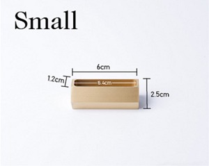 Porte-cartes doré élégant Décor de table élégant Parfait pour les cartes de visite Place Tags Photo Display ou Office Desk Use - Product Image 5