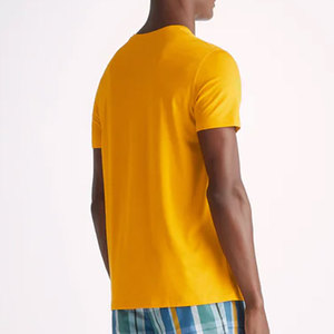 Camisetas con Logotipo Personalizado, Color Amarillo, Corte Ajustado, Camiseta Hanes para Hombre, Bella Canvas, Camiseta de Jersey CVC para Hombre, Camiseta Dorada Jaspeada - Product Image 5