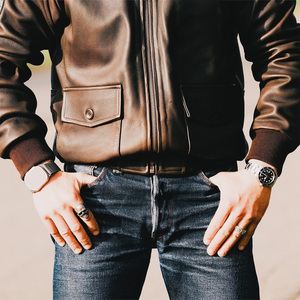 Stylish <b>Pilot</b> Bomber <b>Jacket</b> With Custom Logo Printing Embroidery Mens Womens Streetwear Fashion Outerwear OEM Supply - Product Image 2