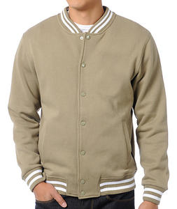 Blousons aviateur en coton molletonné unisexe sur mesure avec design personnalisé - Product Image 3