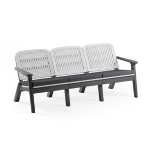 Silva II Triple Patio <b>Bench</b> - Product Image 3