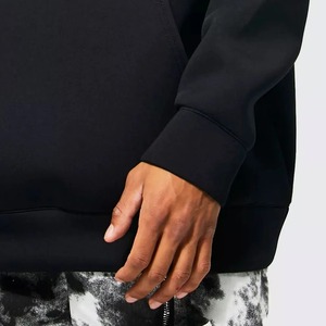 Sudadera con capucha de invierno para hombre superventas, diseño negro de hombro caído transpirable y de alta calidad con MOQ bajo para otoño - Product Image 2