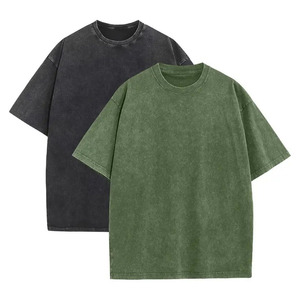 Vêtements de sport, vêtements d'entraînement pour la salle de sport, vêtements teints en pièce, t-shirts de sport pour hommes, coupe classique, vêtements de sport longs, séchage rapide, polaire unisexe - Product Image 2
