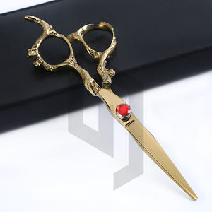 Ciseaux de coiffure professionnels, nouveau ensemble de ciseaux pour salons de coiffure amincissants, 5 pièces - Product Image 4