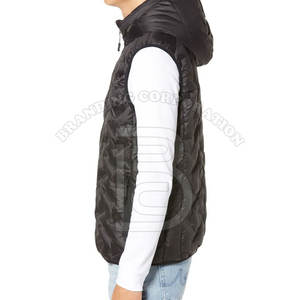 Vêtements décontractés pour hommes Gilet bouffant sans manches Gilet chauffant pour le corps Vestes Vêtements d'extérieur Gilet à bulles Nouveau Gilet bouffant Streetwear de haute qualité - Product Image 4