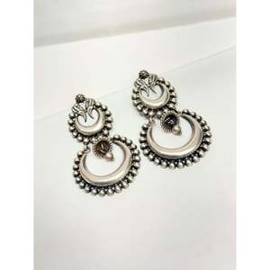Tridha Chandbali <b>Earrings</b> 925 Silver Cultural Collectible Jewelry - Product Image 1