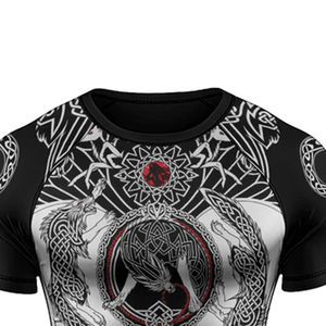 Rash Guard pour hommes à manches courtes de style sublimation complète 2025 Possède ton design personnalisé fabriqué au Pakistan - Product Image 6