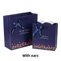 Bolsa de Regalo de Papel Personalizada con Diseño de Puntos, con Asa, para Regalos de Fiesta, Joyería, Accesorios de Boda, Venta al Por Mayor, Logotipo Personalizado