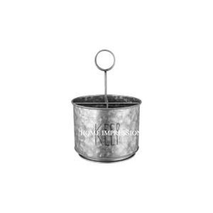 Porte-ustensiles rectangulaire galvanisé Caddy de couverts de luxe fini personnalisé Top vente Designer Ustensile Caddy Tool Supply - Product Image 5